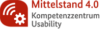 Logo Mittelstand 4.0-Kompetenzzentrum Usability